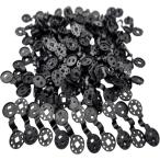  сеть зажим сеть установка затеняющий экран, шторки от солнца двор садоводство зажим холодный . застежка тент фиксация защита от птиц сеть ( чёрный, 100 шт. комплект )