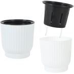 AllBright водоснабжение посадочная машина автоматика водоснабжение цветочный горшок цветок горшок модный салон водоснабжение шнурок имеется пластик садоводство ( белый, L размер )