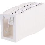  подарок сумка окно имеется 10 листов сумка для покупок подарок упаковка подарок a337( белый, M:30x20x16cm)