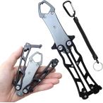  захват для рыбы складной рыбалка рукоятка супер-легкий рыба .. aluminium сплав ржавчина . сильный антикоррозийный рыба catcher рыбалка чёрный 