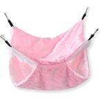  мелкие животные гамак качели домашнее животное bed подвешивание ниже спальный мешок теплый ...fwafwa крюк металлические принадлежности есть хомяк ( розовый, S)