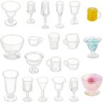 68 пункт миниатюра cup миниатюра пластик cup миниатюра десерт cup миниатюра посуда напиток стакан модель кухня декортивный элемент 