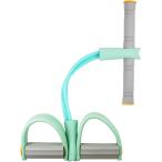 トレーニングチューブ 筋トレ 腹筋 グッズ ゴム バンド 健康 器具 運動 ローイングマシン ストレッチ フィットネス( グリーン)