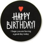  день рождения наклейка день рождения наклейка Happy Birthday упаковка подарок наклейка .. прекрасный наклейка ( черный, 120 листов )