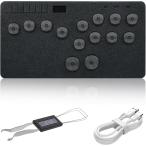 レバーレス アケコン コントローラー PC PS3 Switch ホットスワップ ロープロ 薄型 小型 軽量 膝置き可(Ultra)