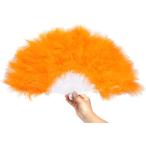 fwafwa перо веер мех Giulia na.. Dance Club party Halloween маскарадный костюм костюмы ( orange )