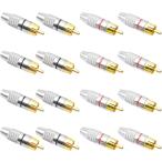 [ сменный товар ]RCA штекер булавка терминал вилка сетевого шнура мужской коннектор позолоченный собственное производство аудио ламповый усилитель стерео гнездо кабель красный чёрный 