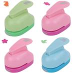  фигурный дырокол 4 шт. комплект бумага перфоратор сверление дырокол Mini размер Heart лист .. животное B модель (B модель )