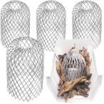 .. лист .. сеть дождь . дождь .. покрытие половина иен осушение паз веранда крыша труба засорение предотвращение 4 шт. комплект ( серебряный, 15x8)