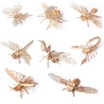  из дерева сборная головоломка насекомое 3D ребенок игрушка развивающая игрушка модель construction DIY 8 вид комплект 