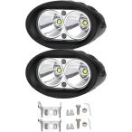  для мотоцикла LED передняя фара противотуманая фара водонепроницаемый 12V 2LED 5000lm 2 шт ( белый )