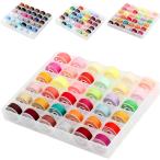  нить .... нить цвет .... модный симпатичный красочный рукоделие катушка 36 -цветный набор (36 цвет, 12.5x14.5x2.6cm)