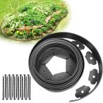  сад край забор цветок . земля останавливать газонная трава сырой корень прекращение высота 10cm перегородка .. садоводство diy( серый, высота 10cmx длина 5m)