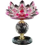  crystal стекло лотос Lotus low sok установить украшение . шт. .. установить цветок свеча лампа держатель лотос. цветок ( розовый, 12x12)