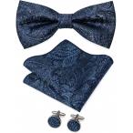  бабочка галстук pocket square запонки кнопка 3 позиций комплект формальный свадьба party MDM (12634-JP270b)