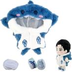 nu. одежда 20cmsame костюм мульт-героя мягкая игрушка надеты . изменение кукла рыба море нежный 3 позиций комплект ( голубой )