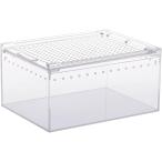  разведение box рептилии ракушка ta- клетка акрил кейс ( прозрачный, 20x15x10cm)
