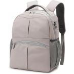  mother z рюкзак легкий 400g большая вместимость 21L "мамина сумка" коляска сумка двоякое применение ( светло-серый, medium )