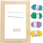  вязание комплект 6 позиций комплект из дерева вязальная машина прямоугольник круглый шерсть 4 цвет расческа пластик игла ( 4 угол, согласно фото )