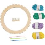  вязание комплект 6 позиций комплект из дерева вязальная машина прямоугольник круглый шерсть 4 цвет расческа пластик игла ( круг, согласно фото )