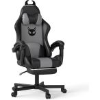 ge-ming стул рабочий стул подставка для ног стул little De Ville симпатичный игра для офис стул персональный компьютер стул стул ( серый )