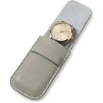  кейс для часов 1 шт. для переносной тонкий наручные часы перевозка место хранения PU кожа тонкий хранение ( серый )