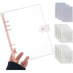  наклейка . довольно большой жнец - прозрачный девочка ... большая вместимость 20 листов есть 6 дыра ( розовый, A5 (23.7 cm x 18 cm))