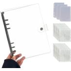  наклейка . довольно большой жнец - прозрачный девочка ... большая вместимость 20 листов есть 6 дыра ( черный, A5 (23.7 cm x 18 cm))