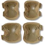  протектор страйкбол оборудование локти колени накладка колено мотоцикл сноуборд скейтборд Survival игра велоспорт свободный размер ( койот )