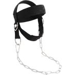  шея Harness шея тренировка .tore шея футболка настройка возможность steel цепь имеется усиленный мускул ( черный, one размер )