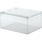  рептилии клетка rep плитка box ракушка ta- Leo pa садок для разведения акрил производства ( прозрачный, 20x15x10cm)