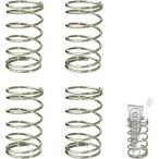  springs место хранения подставка 4 шт. комплект spring type нержавеющая сталь авторучка зубная щетка зубная паста макияж щетка держатель ( серебряный, большой x4)