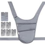  система безопасности сумка скимминг предотвращение паспорт футляр для карточек путешествие ( серый )