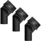 掃除機用 ヘッドブラシ 3本セット 掃除機用ブラシノズル 丸型 PP素材 汎用アタッチメント 家庭用