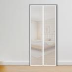  домашнее животное торцевая дверь собака кошка сетка застежка-молния прикленить модель . пробег предотвращение ( белый, 80x210cm)