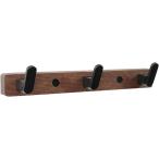  орнамент крюк wall вешалка из дерева пальто шляпа .. компактный ( Brown, 3 полосный )