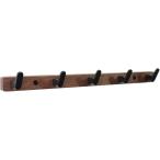  орнамент крюк wall вешалка из дерева пальто шляпа .. компактный ( Brown, 5 полосный )