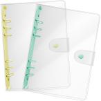  органайзер наклейка . покрытие жнец -6 дыра прозрачный кнопка имеется прозрачный заполняющий девочка Note ([ желтый & зеленый ], A5)