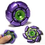 フィジェットトイ ハンドスピナー ガジェット 暇つぶし 手遊び 大人 感覚刺激 (パープル)