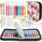  вязание инструмент иглы для вязания крючком комплект nyanko рисунок место хранения сумка имеется ( розовый )