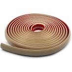 配線カバー モール ガード フロアコード 配線隠し ケーブル すっきり オフィス フローリング 床用 テープ付 (白メープル,  6m)