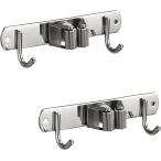  швабра держатель швабра вешалка орнамент держатель нержавеющая сталь винт фиксация крюк уборка место хранения метла щель место хранения ( согласно фото, маленький x2)