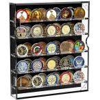  монета держатель коллекция подставка кейс для хранения орнамент акрил ( черный, one размер )