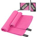  скорость . полотенце 2 шт. комплект микроволокно . вода легкий Jim плавание путешествие для ( розовый, 152cmx76cm,80cmx40cm)