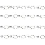  занавески кольцо зажим занавески зажим крюк отверстие проект установка простой стальной ( серебряный, 30mm25 шт. комплект )