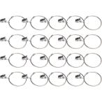  занавески кольцо зажим занавески зажим крюк отверстие проект установка простой стальной ( серебряный, 50mm20 шт. комплект )