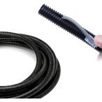 コルゲートチューブ 屋外 配線カバー モール スリット入り 車 (25m,  内径10mm)