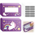 スクラッチカード くじ引き 抽選券 削るシール (ユニコーン 100枚)