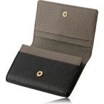  футляр для визитных карточек женский натуральная кожа shrink кожа bai цвет большая вместимость 70 шт. входит футляр для карточек 5 карман перегородка .( черный xe тауп )