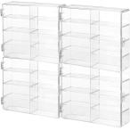  кейс для хранения гараж миникар 1/64 для акрил дисплей миникар место хранения подставка ( прозрачный, 32 шт. (8 форель x4 шт ))